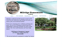 Tablet Screenshot of millridgehoa.com